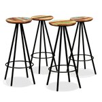 vidaXL Ensemble de bar 9 Pièces Bois d'acacia et de récupération massif