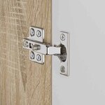 vidaXL Ensemble d'armoire de salle de bain TULUM Chêne Sonoma