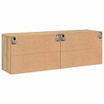 vidaXL Meubles TV muraux 2 Pièces chêne artisanal 80x30x41 cm