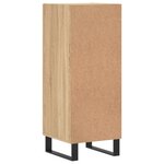 vidaXL Buffet Chêne sonoma 34 5x34x90 cm Bois d'ingénierie