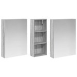 vidaXL Ensemble de Meubles de Salle de Bain 3 Pièces 130 x 14 5 x 70 cm