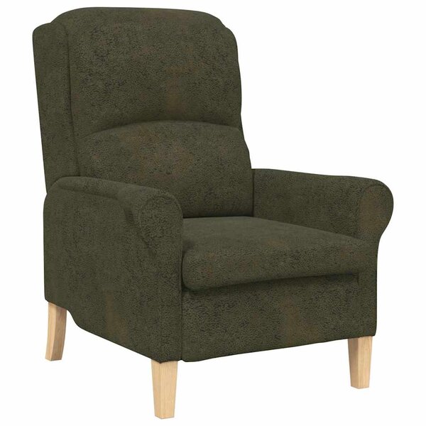 vidaXL fauteuil Vert armée 76 x 94 x 102 cm Simili cuir