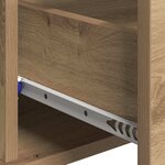 vidaXL Buffet chêne artisanal 60 x 31 x 70 cm Bois d'ingénierie