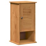 vidaXL Ensemble de mobilier de salle de bain 5 Pièces marron miel