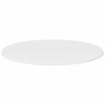 vidaXL Plateau de table Blanc brillant 70 x 70 x 1 5 cm