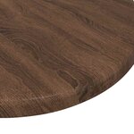 vidaXL Plateau de table Chêne marron 30 x 30 x 1 5 cm