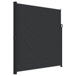 vidaXL Auvent latéral rétractable noir 220x300 cm