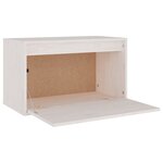 vidaXL Meubles TV 3 Pièces Blanc Bois massif de pin