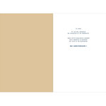 Carte D'anniversaire 75 Ans En Or - Blanc - A Message - Pour Homme Et Femme - 11 5 X 17 Cm - Draeger paris