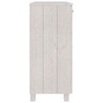 vidaXL Buffet HAMAR Blanc 85x35x80 cm Bois massif de pin