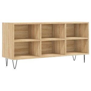 vidaXL Meuble TV chêne sonoma 103 5x30x50 cm bois d'ingénierie