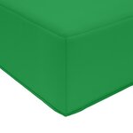 vidaXL Coussin de canapé d'extérieur Polyester Vert 60 x 60 cm