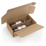 Boîte avec calage carton et film intégré 39 5x23x12cm (lot de 25)