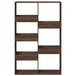 vidaXL Cloison de séparation chêne marron bois d'ingénierie