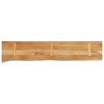 vidaXL Dessus de table à bord vivant 160x30x2 5cm bois massif manguier