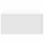 vidaXL Table d'appoint murale 87 5 x 34 5 x 17 cm Bois d'ingénierie
