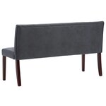 Banc banquette 148 5 x 52 x 84 5 cm similicuir daim gris 02_0010959