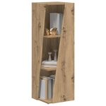 vidaXL Étagère latérale Chêne artisanal 33 x 32 x 100 5 cm