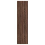 vidaXL Garde-robe Chêne marron 100x50x200 cm Bois d'ingénierie