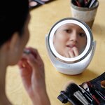 Medisana miroir cosmétique 2-en-1 cm 835 12 cm blanc 88554