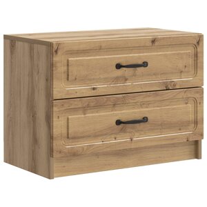 vidaXL Cabinet de chevet Chêne artisanal 62 x 34 5 x 44 5 cm