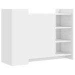 vidaXL Buffet blanc 100x35x75 cm bois d'ingénierie