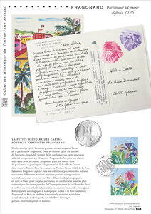 Document philatélique - Coeur - Fragonard