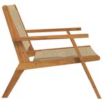 vidaXL Mobilier de jardin 2 Pièces Beige 78 x 67 x 73cm