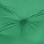 vidaXL Coussin de palette vert 120x80x12 cm tissu