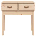 vidaXL Table console 76 5x40x75 cm Bois massif de pin