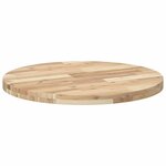 vidaXL Dessus de table rond Ø70x4 cm bois massif d'acacia