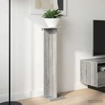 vidaXL Support de Plante 2 pièces Sonoma gris 25 x 25 5 x 100 5 cm