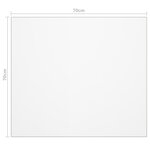 vidaXL Protecteur de table mat 70x70 cm 2 mm PVC
