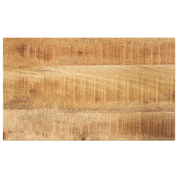 vidaXL Dessus de table rectangulaire bois massif manguier brut