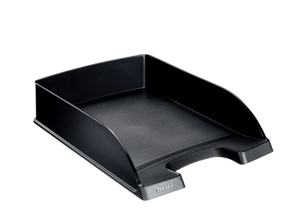 Corbeille à courrier PLUS A4 Hauteur 70mm Noir LEITZ