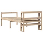 vidaXL Lit pour personne âgée et tête de lit 75x190 cm bois pin massif