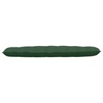 vidaXL Coussin de Dos Vert Jungle 180 x 50 cm Tissu en velours côtelé