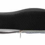 vidaXL Coussin d’assise avec oreiller Noir 47 x 36 5 x 8 cm Avec filet