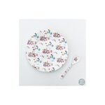 assiette dessert motifs fleurs tour eiffel le paris d emilie