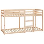vidaXL Lit superposé sans matelas 80x200 cm bois de pin massif