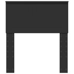 vidaXL Tête de lit Chêne noir 75 cm Bois d'ingénierie