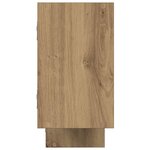 vidaXL Étagère cube murale 5 compartiments chêne artisanal