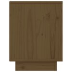 vidaXL Tables de chevet 2Pièces Marron miel 40x30x40cm Bois de pin solide