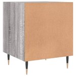 vidaXL Table de chevet sonoma gris 40x40x50 cm bois d'ingénierie