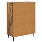 vidaXL Armoire à tiroirs Bois ancien 66 x 34 5 x 92 cm