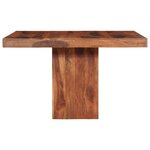 vidaXL Table à manger 120x120x77 cm bois d'acacia massif