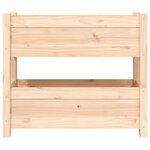 vidaXL Jardinière 77x25x66 cm Bois massif de pin