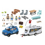famille avec voiture et caravane - family Fun