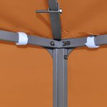 vidaXL Recouvrement de remplacement d'auvent 310 g/m² Orange 3x4 m