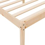 vidaXL Lit pour personne âgée sans matelas 90x190 cm